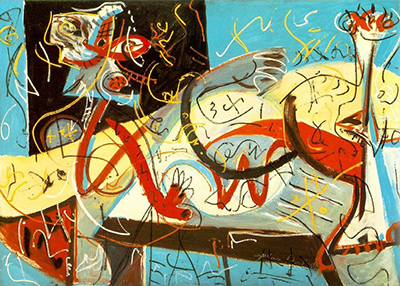 Stenographic Figure Jackson Pollock